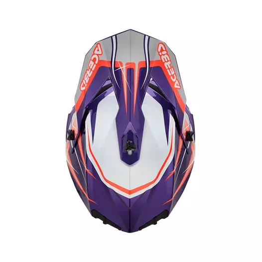 Acerbis Linear 2206 Мотошлем Purple White Фиолетовый