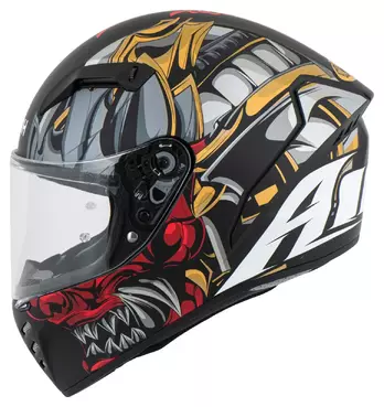 Connor Samurai Matt black, grey, red
