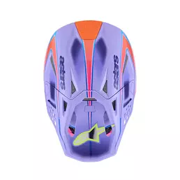 Alpinestars Supertech M10 2206 Jett Lawrence R01 Мотошлем Фиолетовый