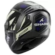 SHARK Spartan RS Stingrey integralhelm Matt Anthracite / Anthracite / Blue