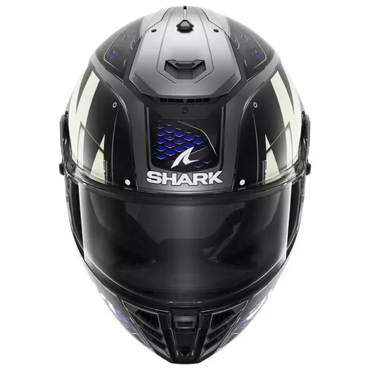 SHARK Spartan RS Stingrey integralhelm Matt Anthracite / Anthracite / Blue