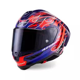 Alpinestars Supertech R10 Flyte Мотошлем Purple Фиолетовый