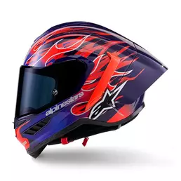 Alpinestars Supertech R10 Flyte Мотошлем Purple Фиолетовый