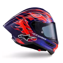 Alpinestars Supertech R10 Flyte Мотошлем Purple Фиолетовый