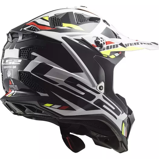 Ls2 Mx700 Subverter Evo 2 Stomp Мотошлем White Белый
