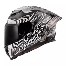 Ls2 Ff807 Dragon Carbon Enthum Мотошлем Grey Серый