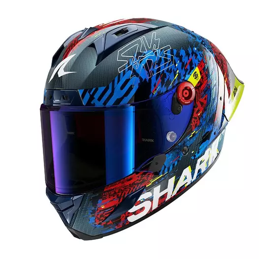 Shark Aeron Gp Fim2 Speed-vib Мотошлем Blue Синий (размер: xs)