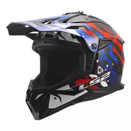 Ls2 Mx708 Fast 2 Grotesk Мотошлем Blue Red Синий