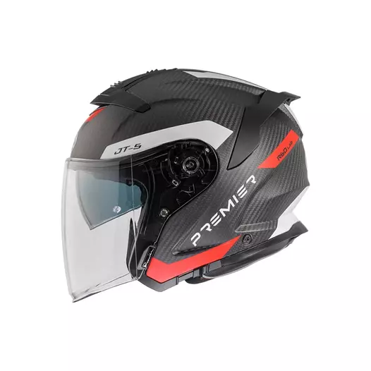 Premier Jt5 Carbon Ma 2 Bm Мотошлем Red Красный