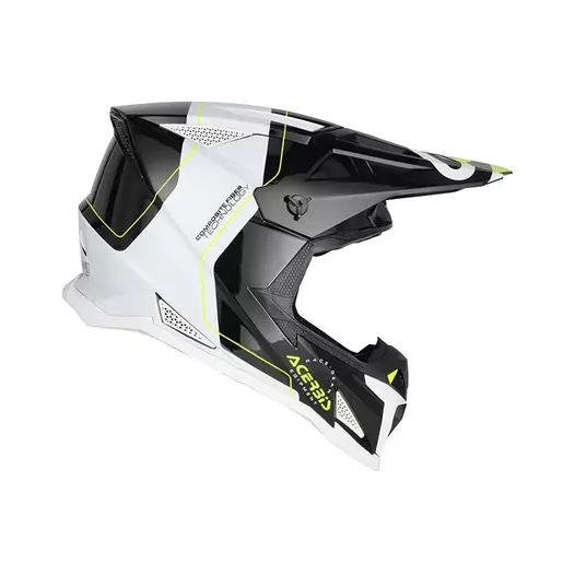 Acerbis T711 Мотошлем Black White Черный