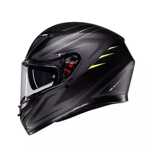 Agv K3 E2206 Syth Мотошлем Black Yellow Matt Желтый