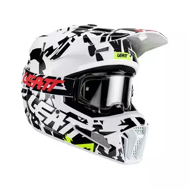 Leatt 3.5 2023 Мотошлем White Белый