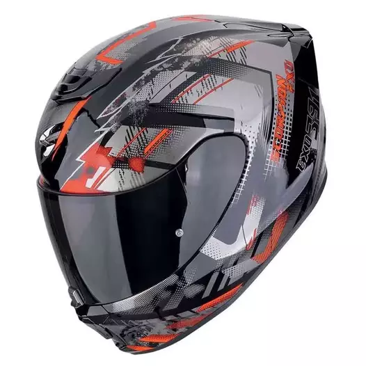 SCORPION EXO-391 Clutter integralhelm Красно-черный