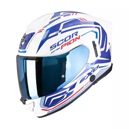 Scorpion Exo 530 Air Slope Мотошлем White Blue Белый
