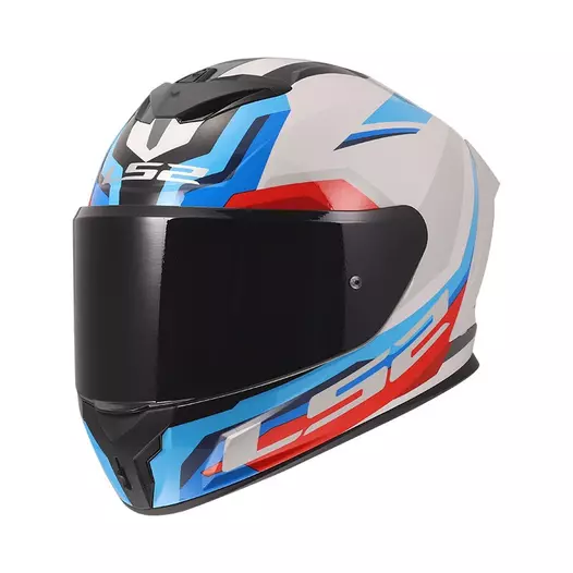 Ls2 Ff820 Rapid 3 Hyper Мотошлем White Blue Red Синий