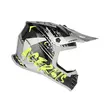 Acerbis Profile Junior Мотошлем Black Yellow Fluo Черный