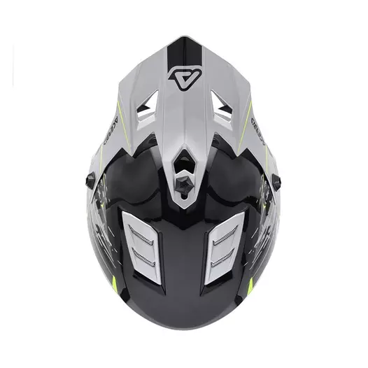Acerbis Profile Junior Мотошлем Black Yellow Fluo Черный