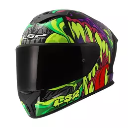 Ls2 Ff820 Rapid 3 Lycant Мотошлем Purple Green Зеленый