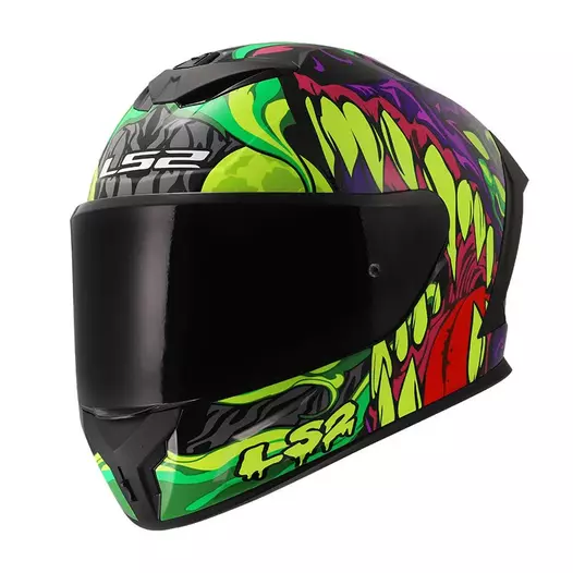 Ls2 Ff820 Rapid 3 Lycant Мотошлем Purple Green Зеленый (размер: 2xs)