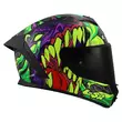 Ls2 Ff820 Rapid 3 Lycant Мотошлем Purple Green Зеленый