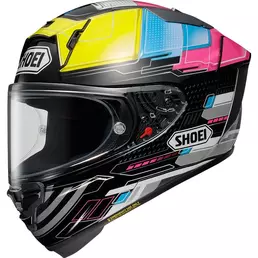 Shoei X-spr Pro Proxy Tc-11 Мотошлем Pink Blue Yellow Желтый