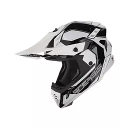 Acerbis X-track 2206 Мотошлем Black White 25 Белый