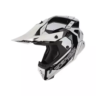 Acerbis X-track 2206 Мотошлем Black White 25 Белый
