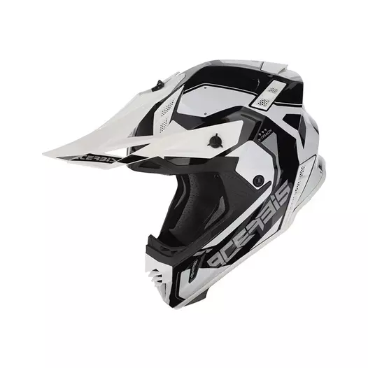 Acerbis X-track 2206 Мотошлем Black White 25 Белый (размер: s)