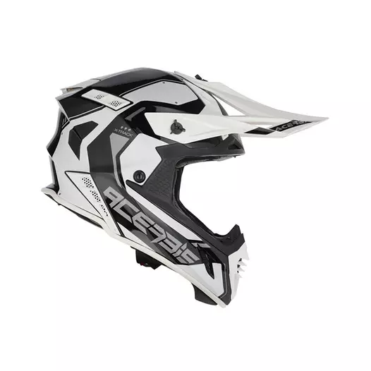Acerbis X-track 2206 Мотошлем Black White 25 Белый