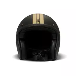 Dmd Jet Retro Мотошлем Star Gold Черный