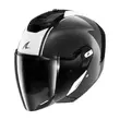 SHARK RS Jet Carbon Blank jethelm Glossy / Carbon / White / Black