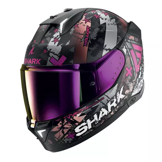 Shark Skwal I3 Hellcat Mat Мотошлем Purple Фиолетовый (размер: xs)