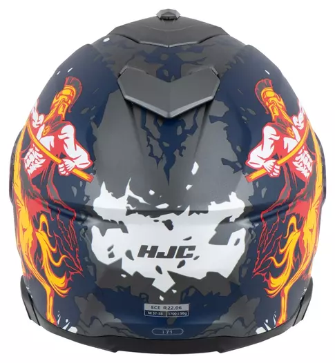 I71 Taurus blue, white, orange