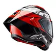 Alpinestars Supertech R10 Element Мотошлем Red Gloss Красный