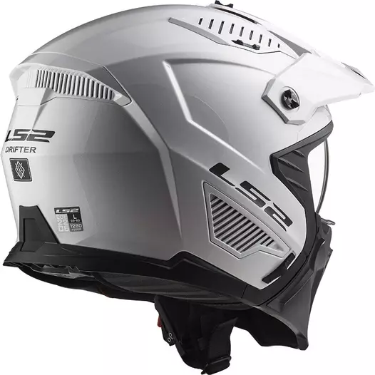 Ls2 Of606 Drifter Solid Мотошлем White Белый