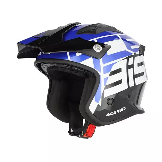 Acerbis Jet Aria 2206 Graphic Мотошлем Black Blue Синий (размер: s)