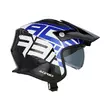 Acerbis Jet Aria 2206 Graphic Мотошлем Black Blue Синий