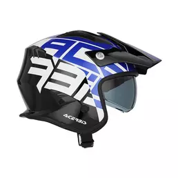 Acerbis Jet Aria 2206 Graphic Мотошлем Black Blue Синий