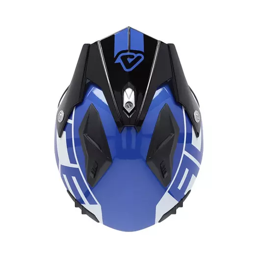 Acerbis Jet Aria 2206 Graphic Мотошлем Black Blue Синий