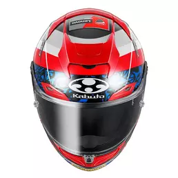 Kabuto F-17 Gp Mips Replica Michele Pirro Мотошлем Красный
