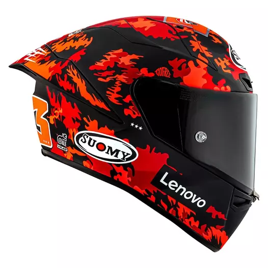 Suomy S1-xr Gp Bagnaia Replica 2025 Matt Красный