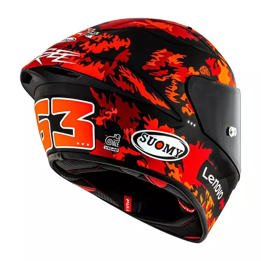 Suomy S1-xr Gp Bagnaia Replica 2025 Matt Красный