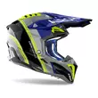 Airoh Aviator 3 Hima Мотошлем Blue Gloss Желтый