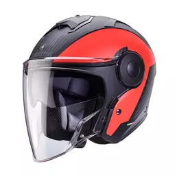 Caberg Soho Milano Мотошлем Black Matt Red Красный