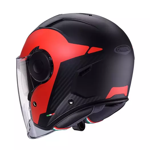 Caberg Soho Milano Мотошлем Black Matt Red Красный