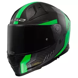 Ls2 Ff811 Vector 2 Carbon Grid Мотошлем Green Зеленый