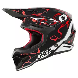 O Neal 1 Srs 2206 Splash V.26 Мотошлем Black Red Красный
