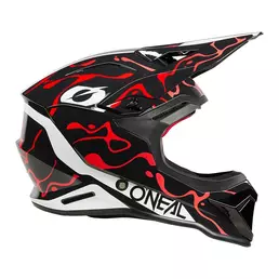 O Neal 1 Srs 2206 Splash V.26 Мотошлем Black Red Красный