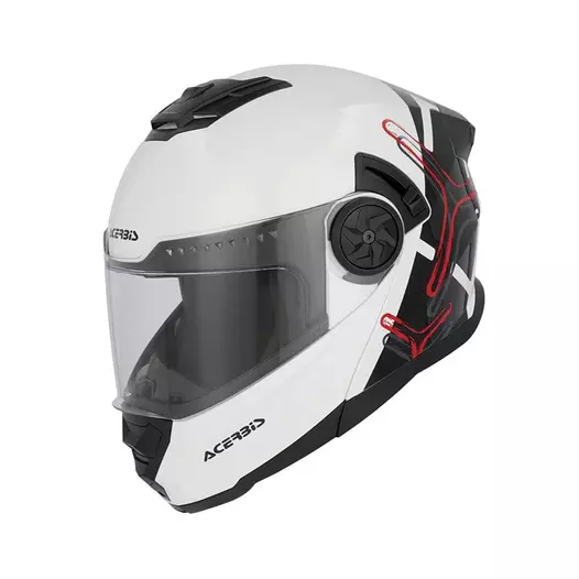 Acerbis Rider Modular Мотошлем White Black Белый