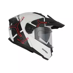 Acerbis Rider Modular Мотошлем White Black Белый